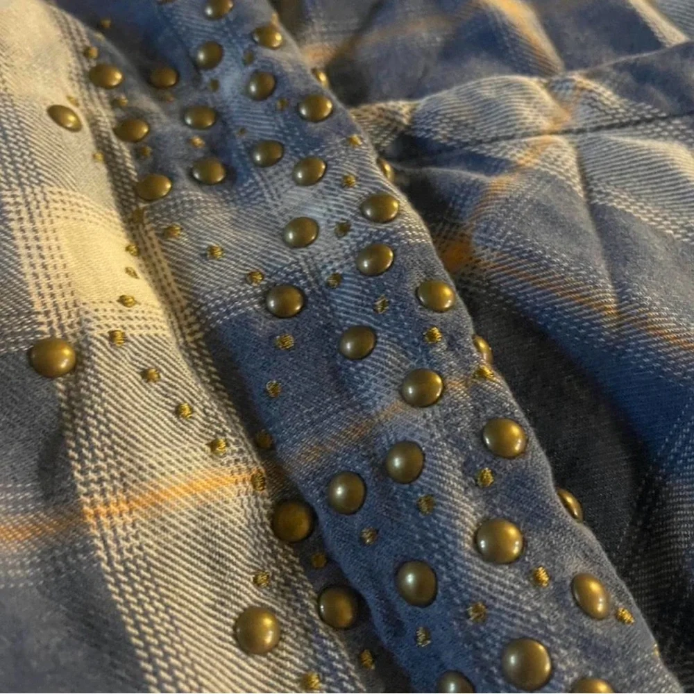Free People Deconstructed Oversized Plaid Shirt Jacket - Picture 5 of 9